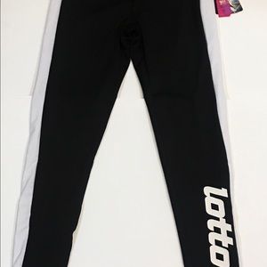 Black Ladies Activewear Bottoms By Lotto NWOT LG